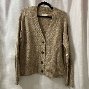NWOT L&G Star Elbow Cardigan Sweater